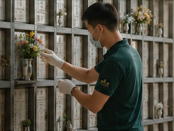紀念空間鮮花供奉：選擇與更換指南